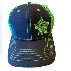 PBR Professional Bull Riders Neon Green SnapBack Cap/Hat